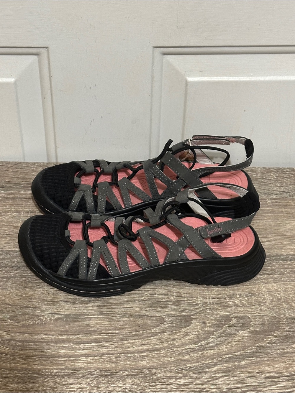 Jambu Water Diva Encore Shoes Womens Size 6.5M Black/Charcoal(New)